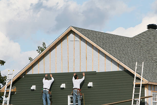 Professional Siding Repair technician working in Newark, IL